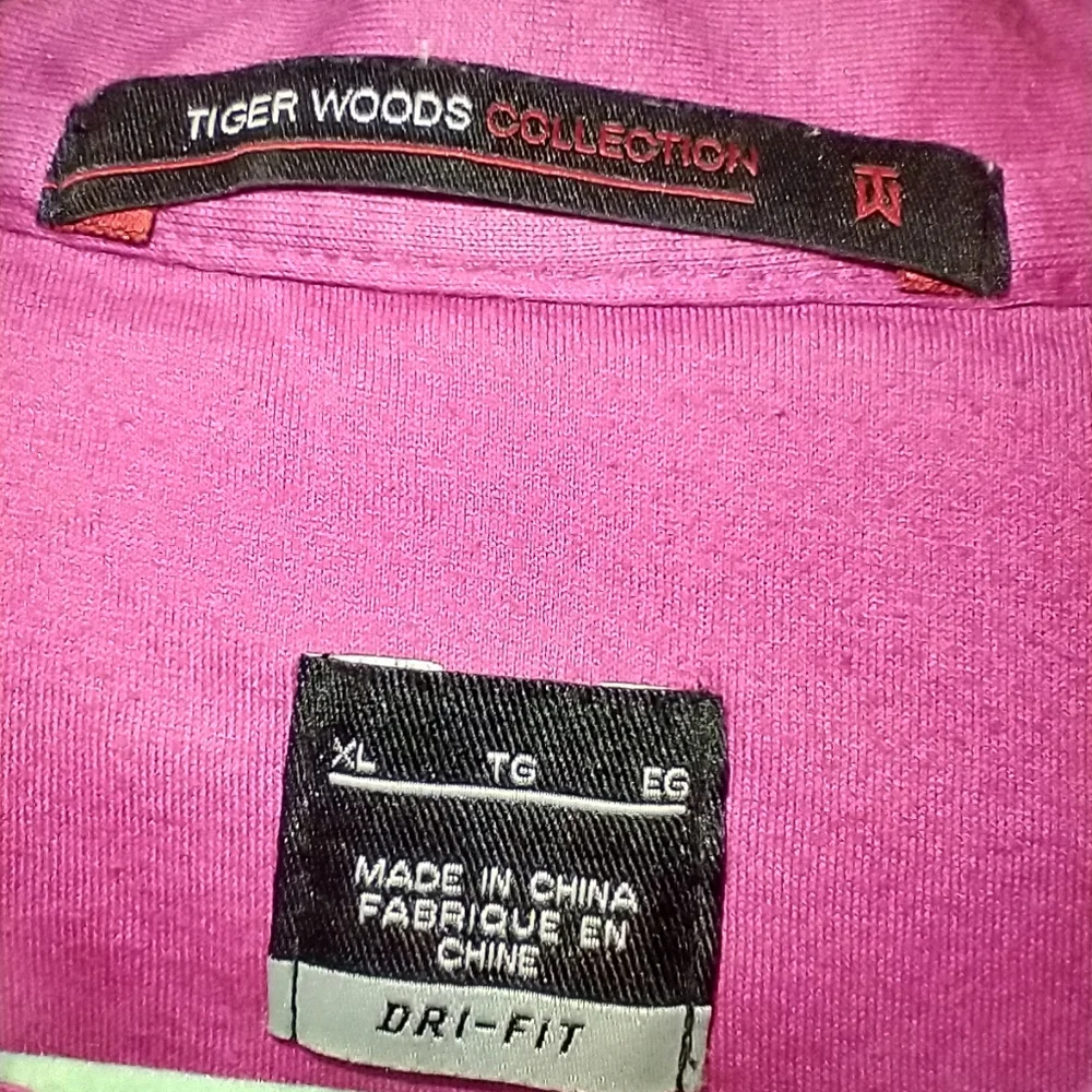 Nike Dri Fit Tiger Woods Collection Golf Shirt Men's sz XL